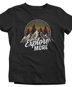 Hiker Camping Mountains T-Shirt AL27JN2