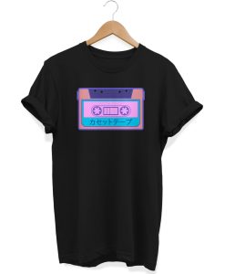 Japanese Aesthetic Pastel Goth Mixtape Retro T-Shirt AL17JN2