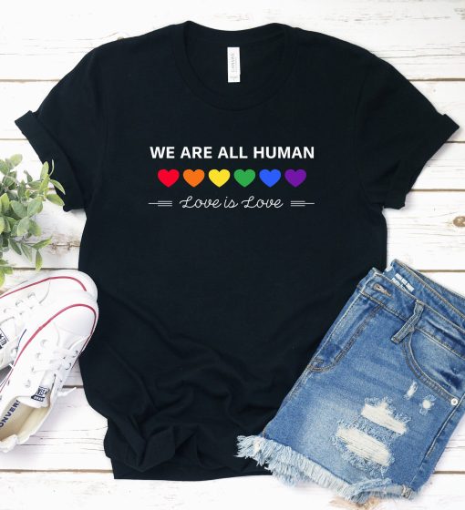 LGBT Humans Love T-Shirt AL13JN2