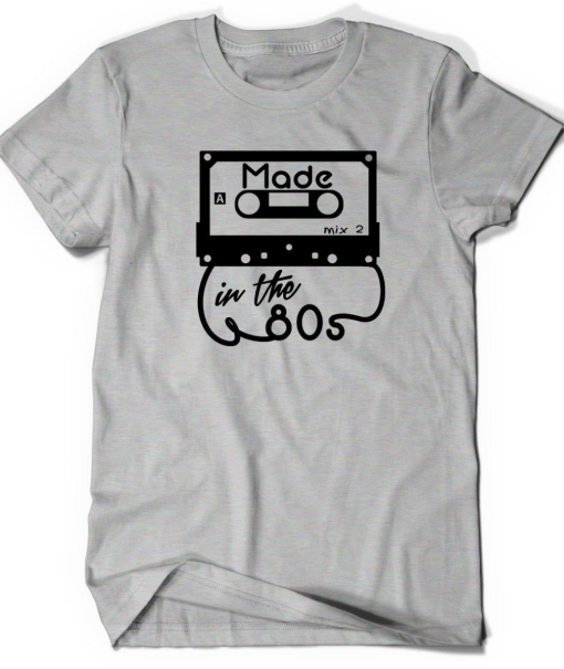 Made in the 80s Cassette Tape T-Shirt AL19JN2