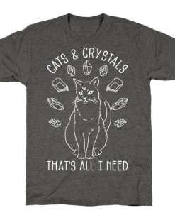 Cats and Crystals T-Shirt AL29JL2