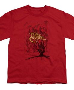 Dark Crystal Poster Lines Youth T-Shirt AL19JL2