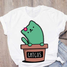 Cactus Cat Sweety T-Shirt AL1S2