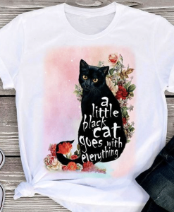 Cat Lovers A Little Black T-Shirt AL1S2