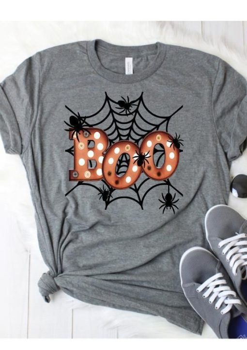 Halloween Sublimation Design Boo T-Shirt AL