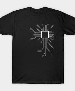 Cpu Computer Chip Gaming Geek T-Shirt AL