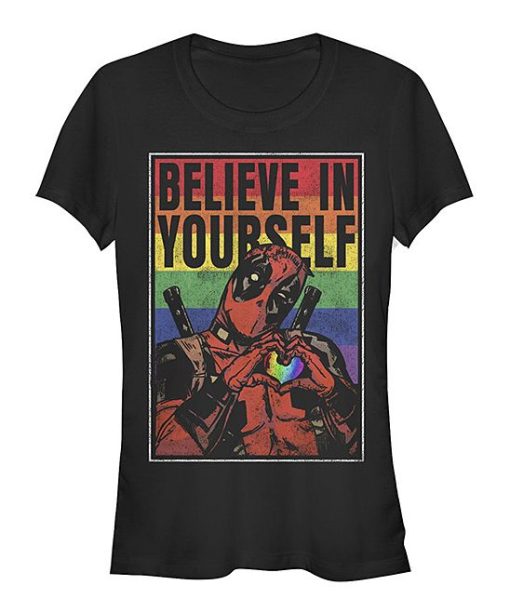 Deadpool Rainbow Believe T-Shirt AL