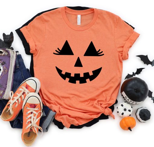 Girlie Jack O Lantern T-Shirt AL