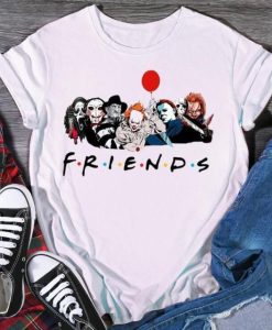 Halloween Friends Horror Wicca Gothic Grunge Punk Edgy T-Shirt AL