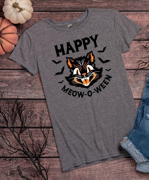 Happy Meow-O-Ween T-Shirt AL