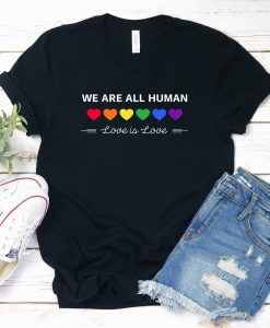 LGBT Humans Love T-Shirt AL