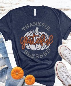 Grateful Blessed Pumpkin T-Shirt AL