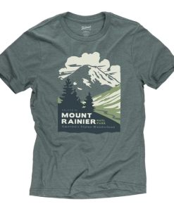 Mount Rainier National Park T-Shirt AL