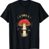 Dark Academia Cottagecore Aesthetic Magical Mushroom Fungi T-Shirt AL