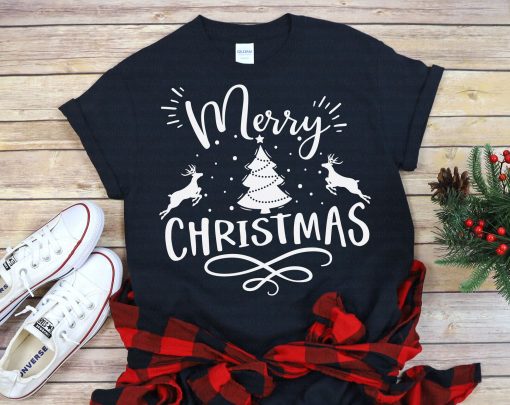 Merry Christmas Vintage T-Shirt AL