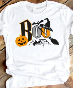 Boo Halloween Witch Pumpkin T-Shirt AL17F3
