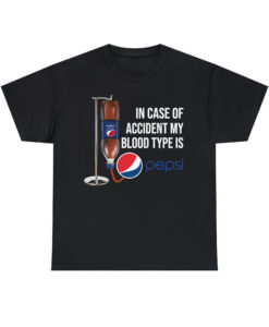 Pepsi T-Shirt blood type is pepsi thd