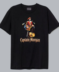 Captain Morgan Rum Black T Shirt thd